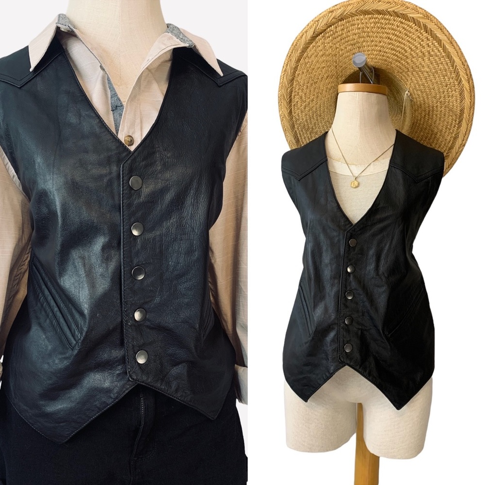 Western Frontier Leather Vest